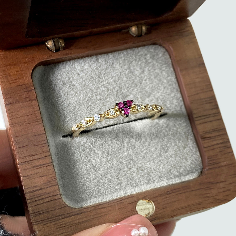 Jewelry Waterproof Jewelry Finger Adjustable Rings Women 18K Gold Plated Brass Dainty Zircon Thin Stack Ring for Girls price of 12 pieces