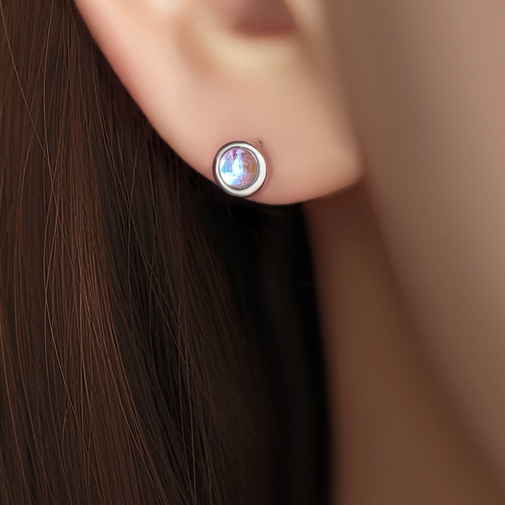 Minimalist Jewelry Set Earrings Ring 18K Gold Plated pearl stud Earrings for Girl Women price of 12 pieces
